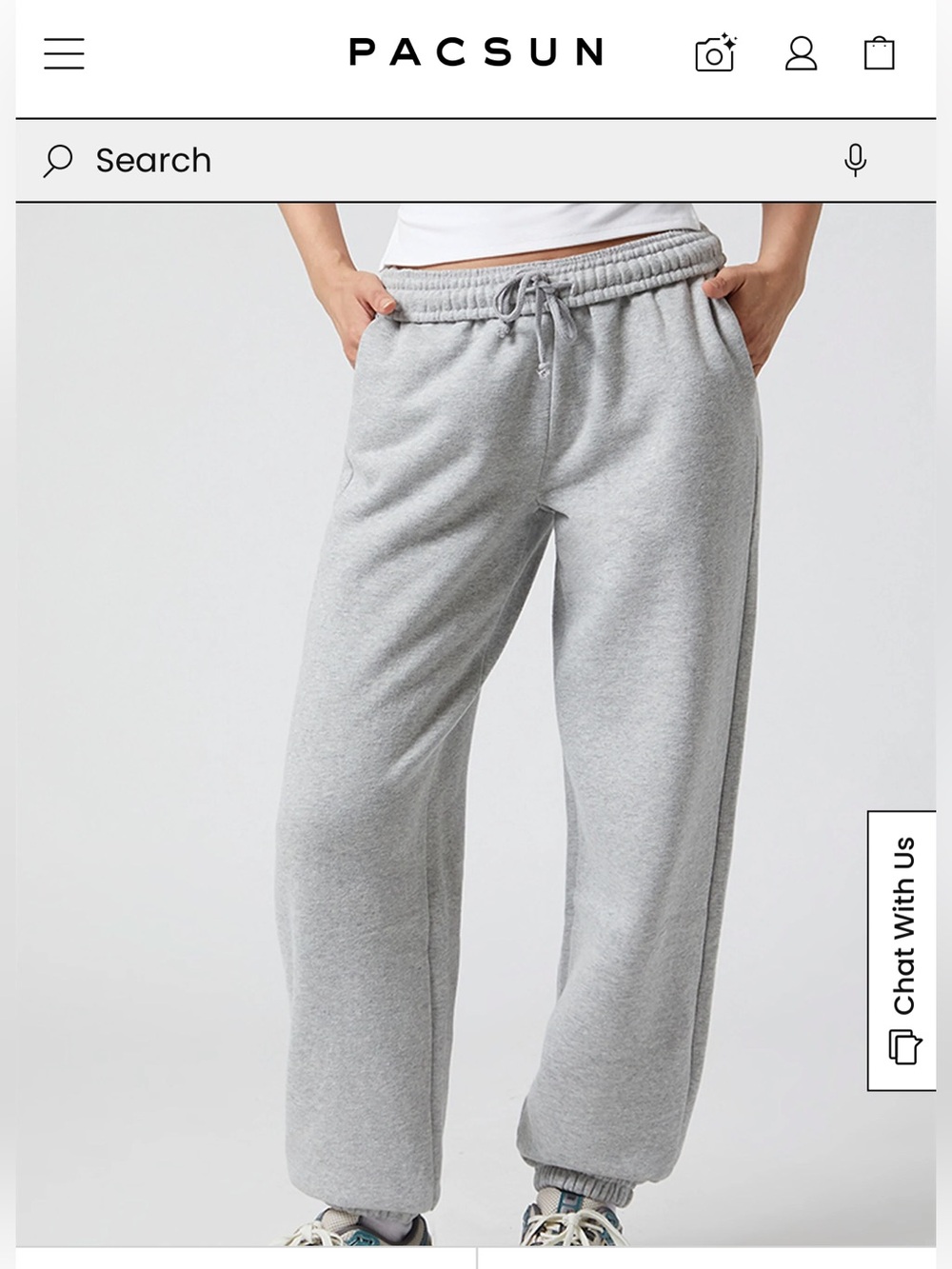 Pacsun Gray Jogger Sweatpants - Comfort Fit